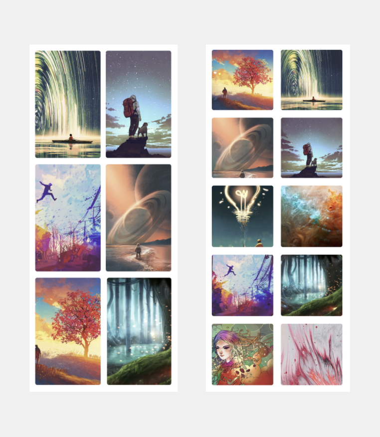 レイアウトをカスタマイズ